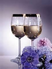 wine glasses for wedding toast